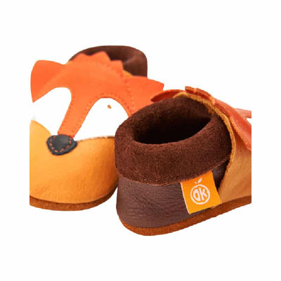 Orangenkinder babyslofjes Fox light brown