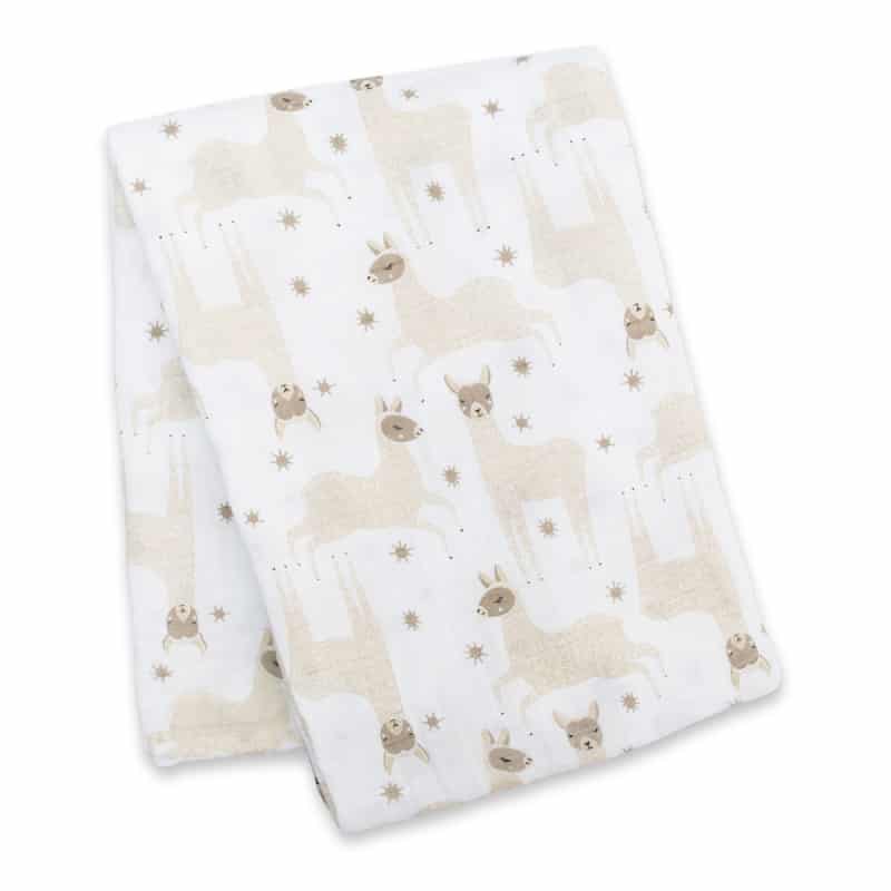 Lulujo swaddle large Modern Llama