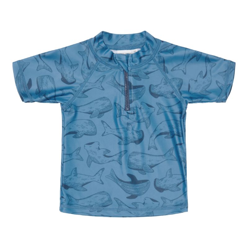 Little Dutch zwemshirt korte mouw Sea Life Blue