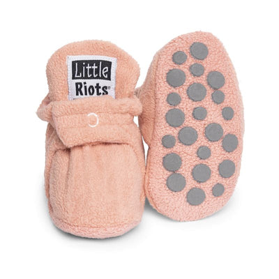 Little Riots slofjes oudroze Fleece