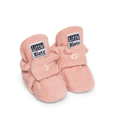 Little Riots slofjes oudroze Fleece