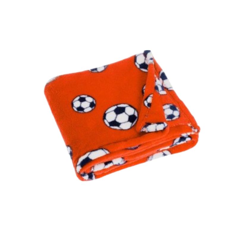 Playshoes fleece babydeken Voetbal Oranje