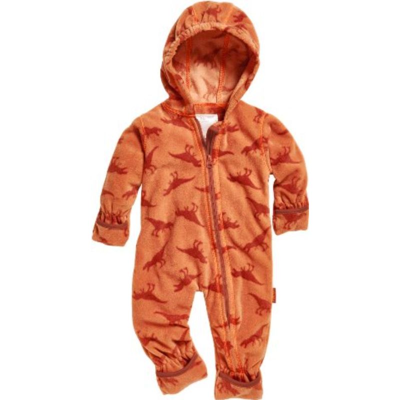 Playshoes fleece babypak Dinos Oranje