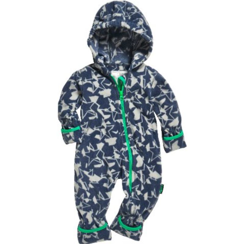 Playshoes fleece babypak Sterren Camouflage Grijs