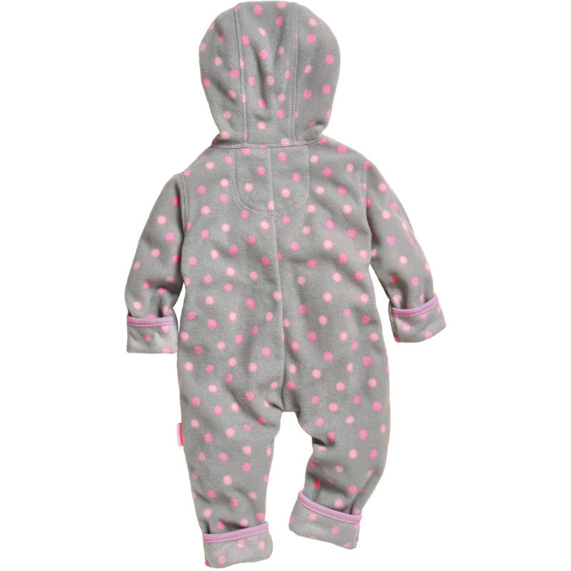 Playshoes fleece babypak Stippen Grijs