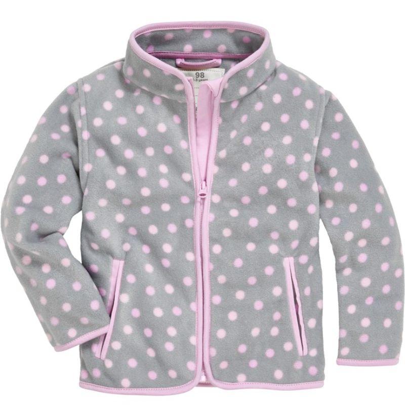 Playshoes fleece jasje Dots