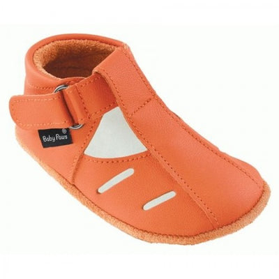 Baby Paws babyslofjes Sandal oranje