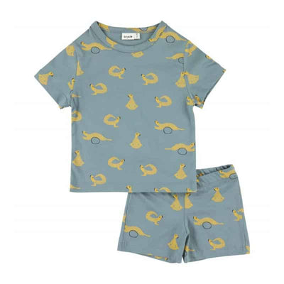 Trixie Baby pyjama shorts Whippy Weasel shorts Whippy Weasel